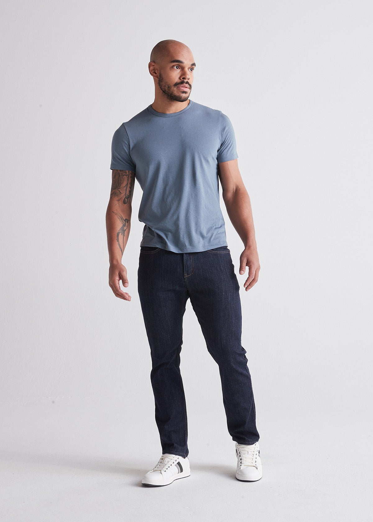Performance Denim Relaxed Taper Heritage Rinse