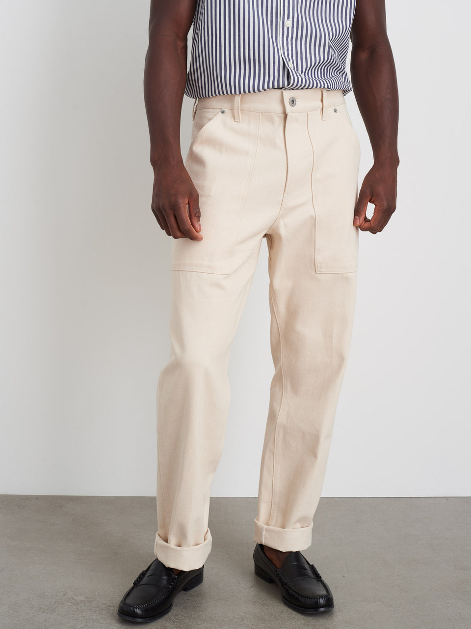 Painter Pant in Recycled Denim Natural