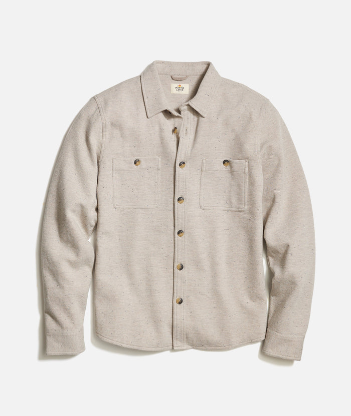 Pacifica Stretch Twill Shirt Oatmeal Neps