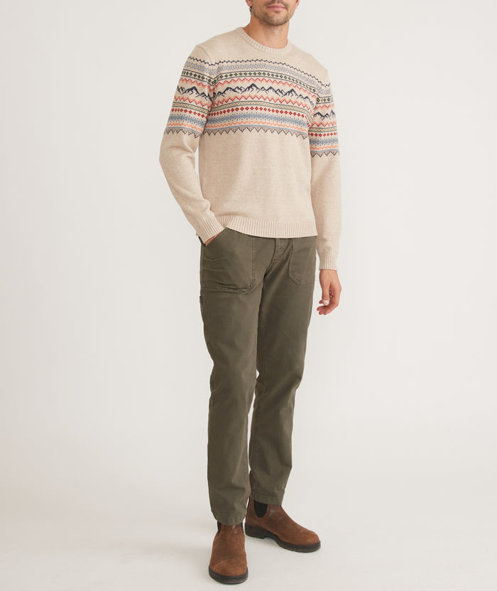 Archive Calama Sweater Oatmeal Stripe