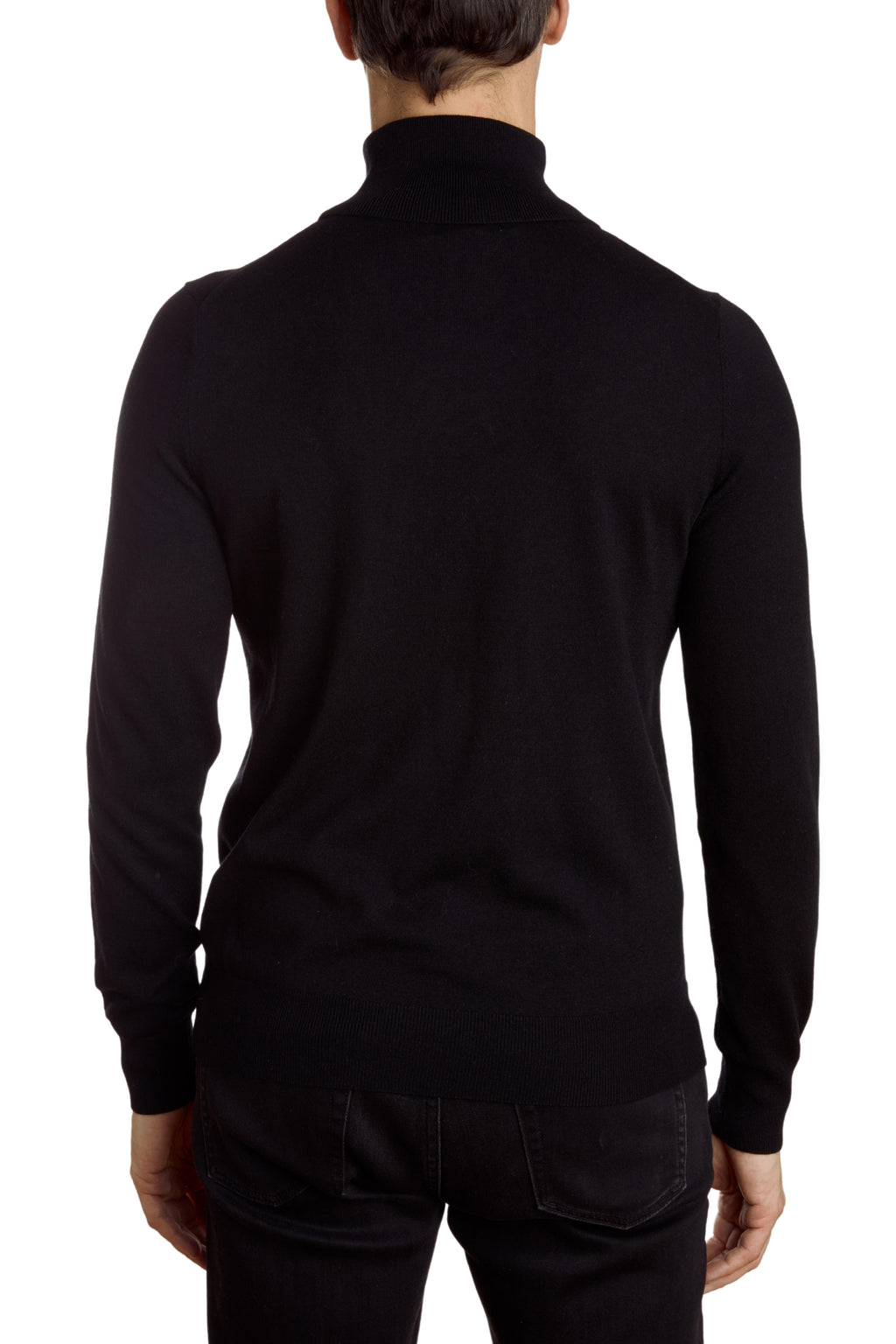 Fine Gauge Turtleneck Blackout