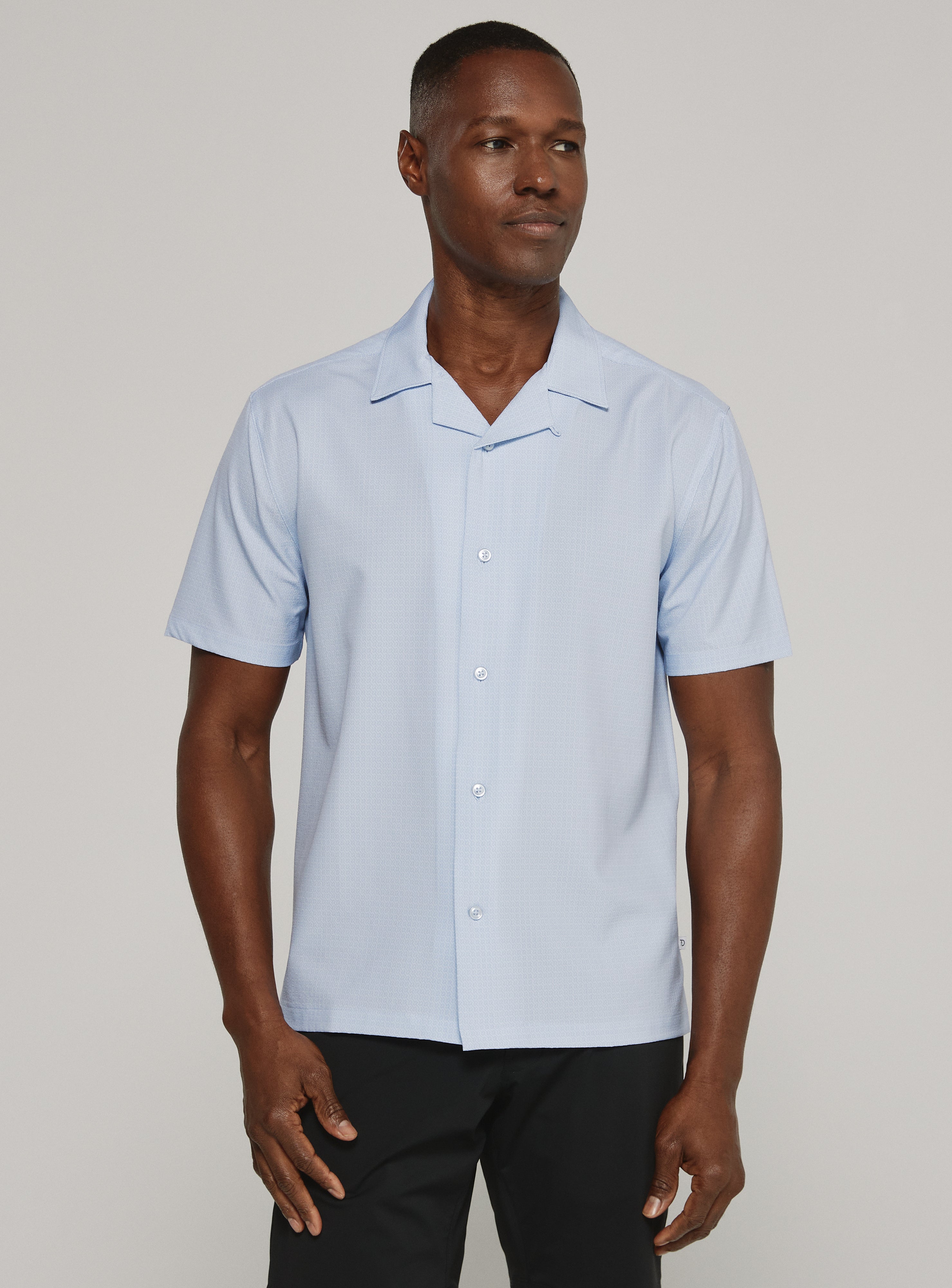 Paulo Camp Shirt Light Blue