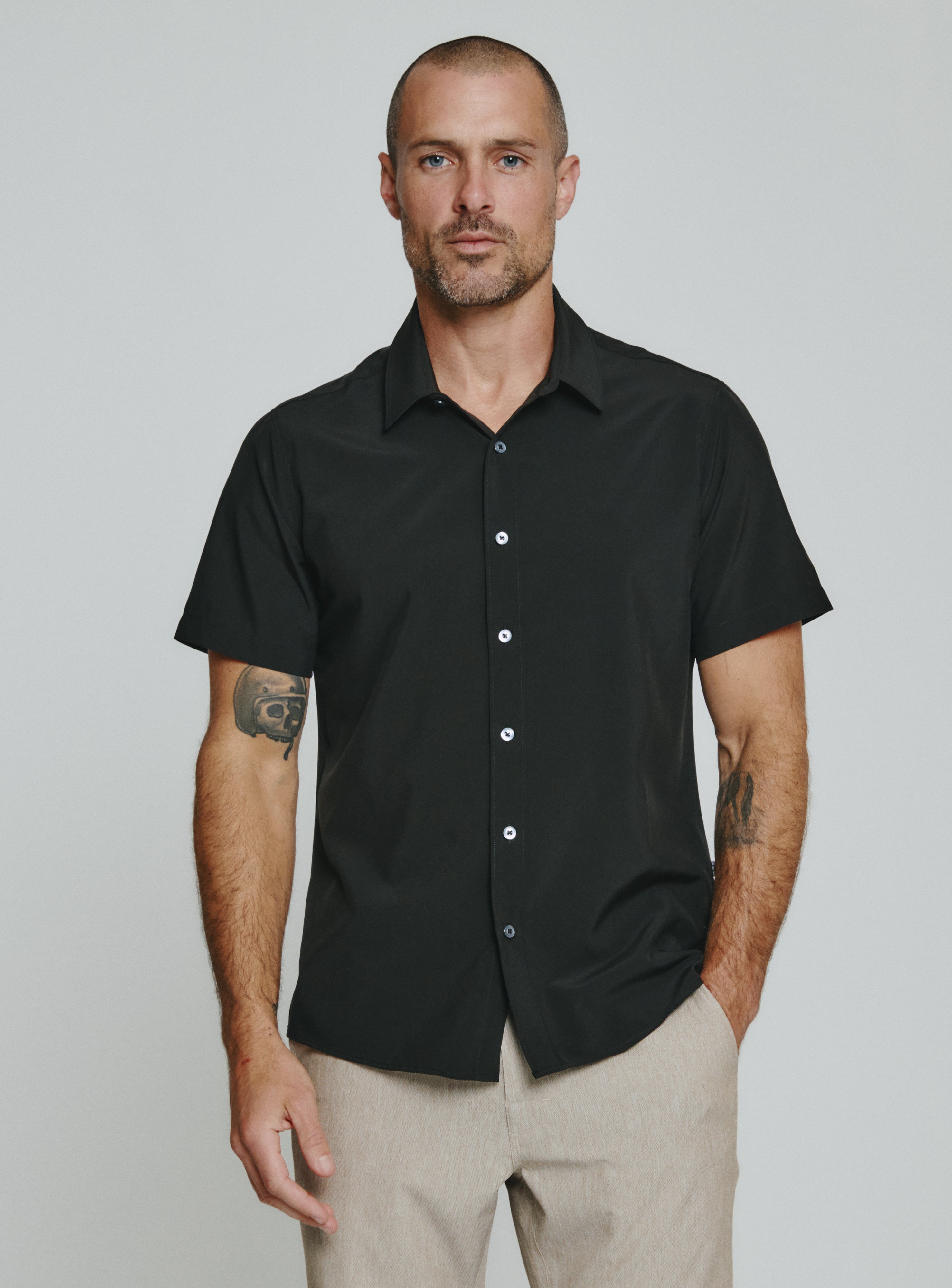 Siena Short Sleeve Shirt Black