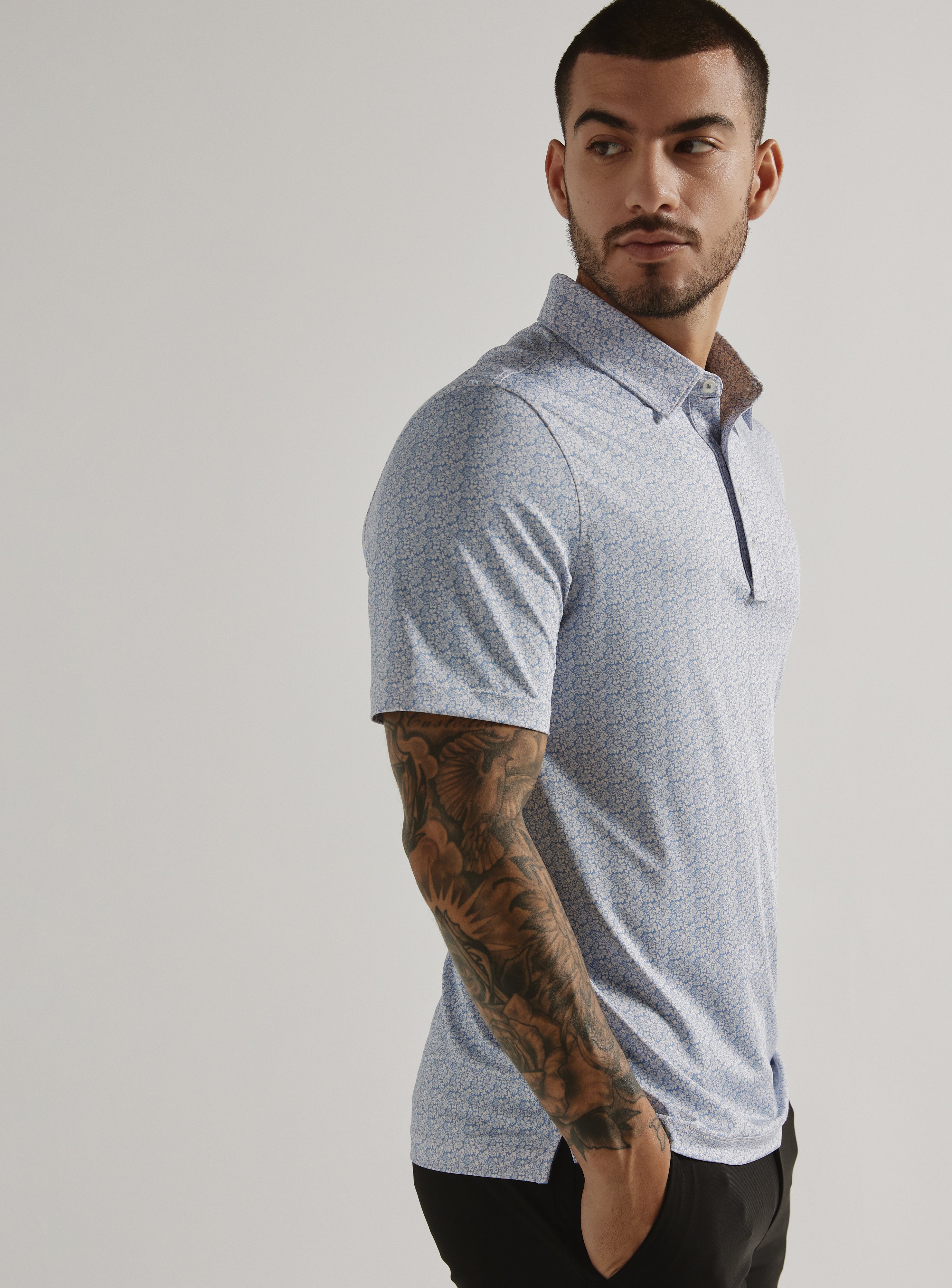 Alessio Short Sleeve Polo Coral