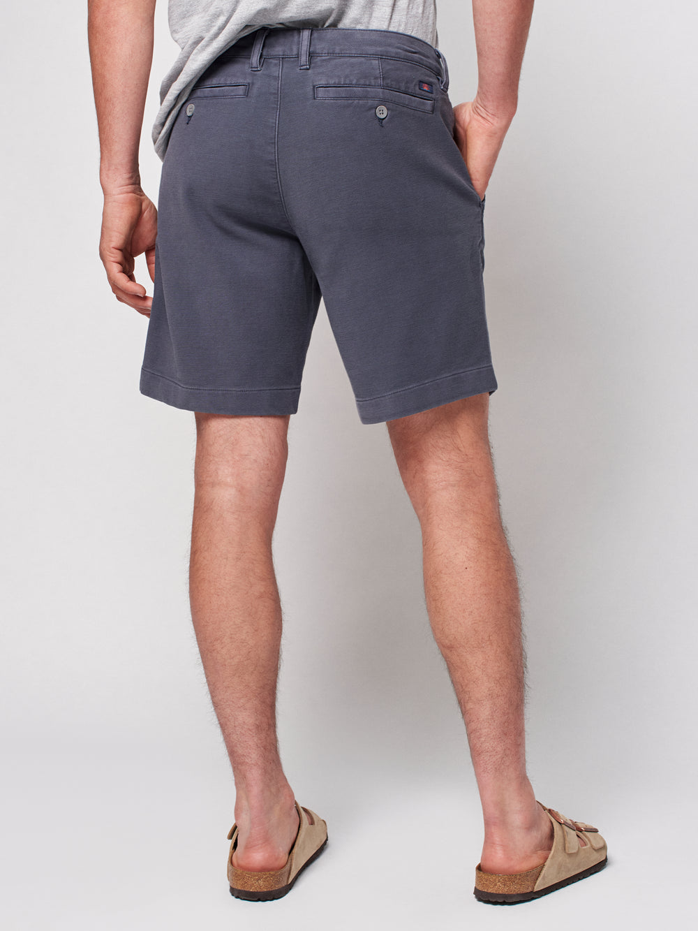 Stretch Terry Short 7.5" Navy