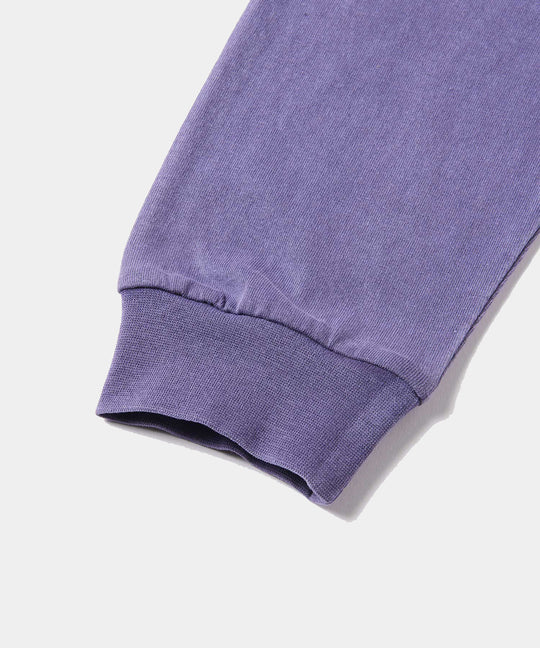 Oval Long Sleeve Tee Purple Pigment