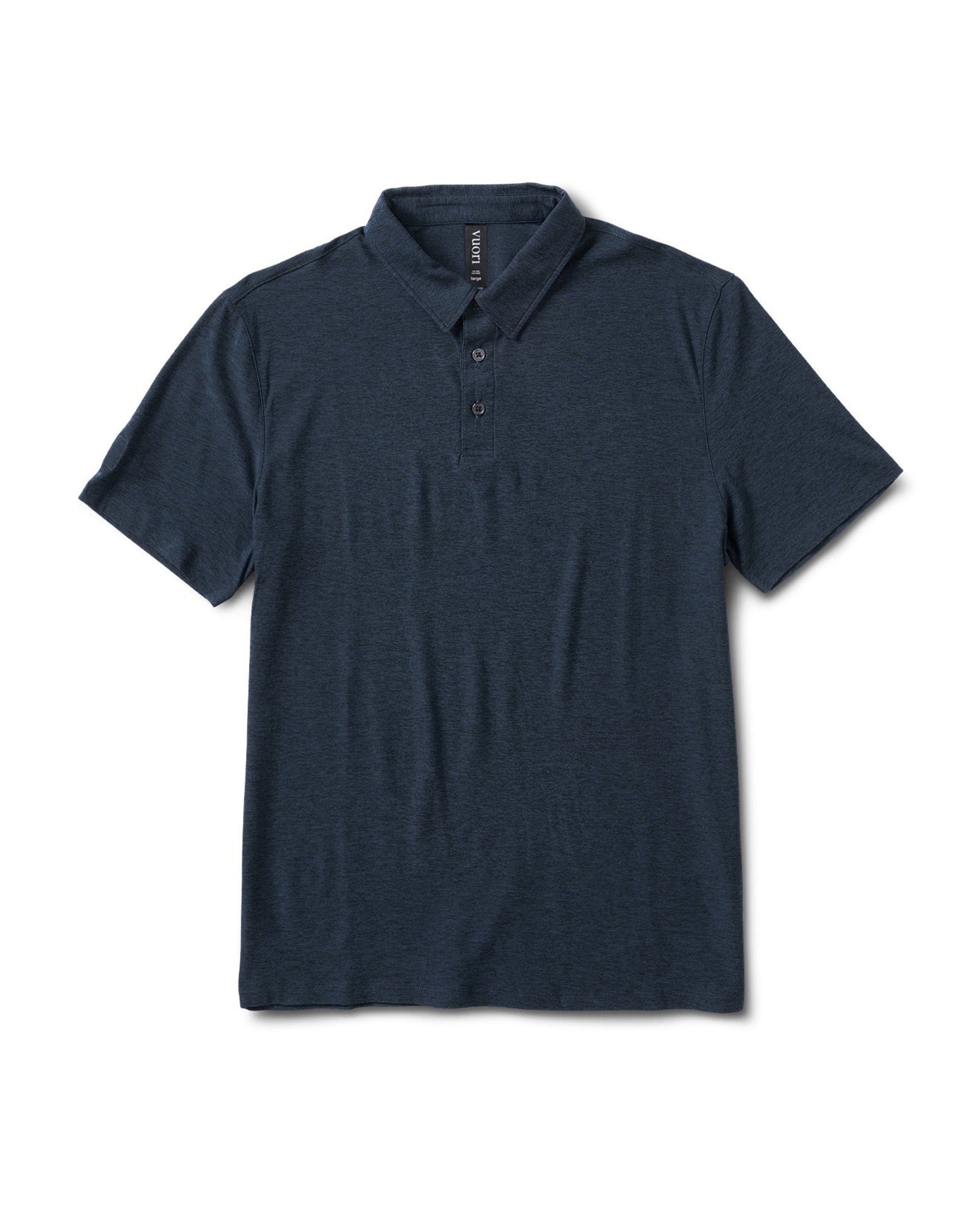 Strato Tech Polo Navy Heather