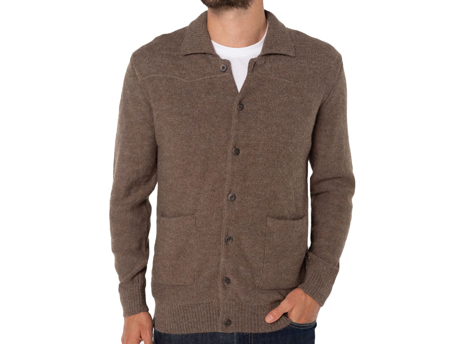Western Sweater Jacket Brownstone