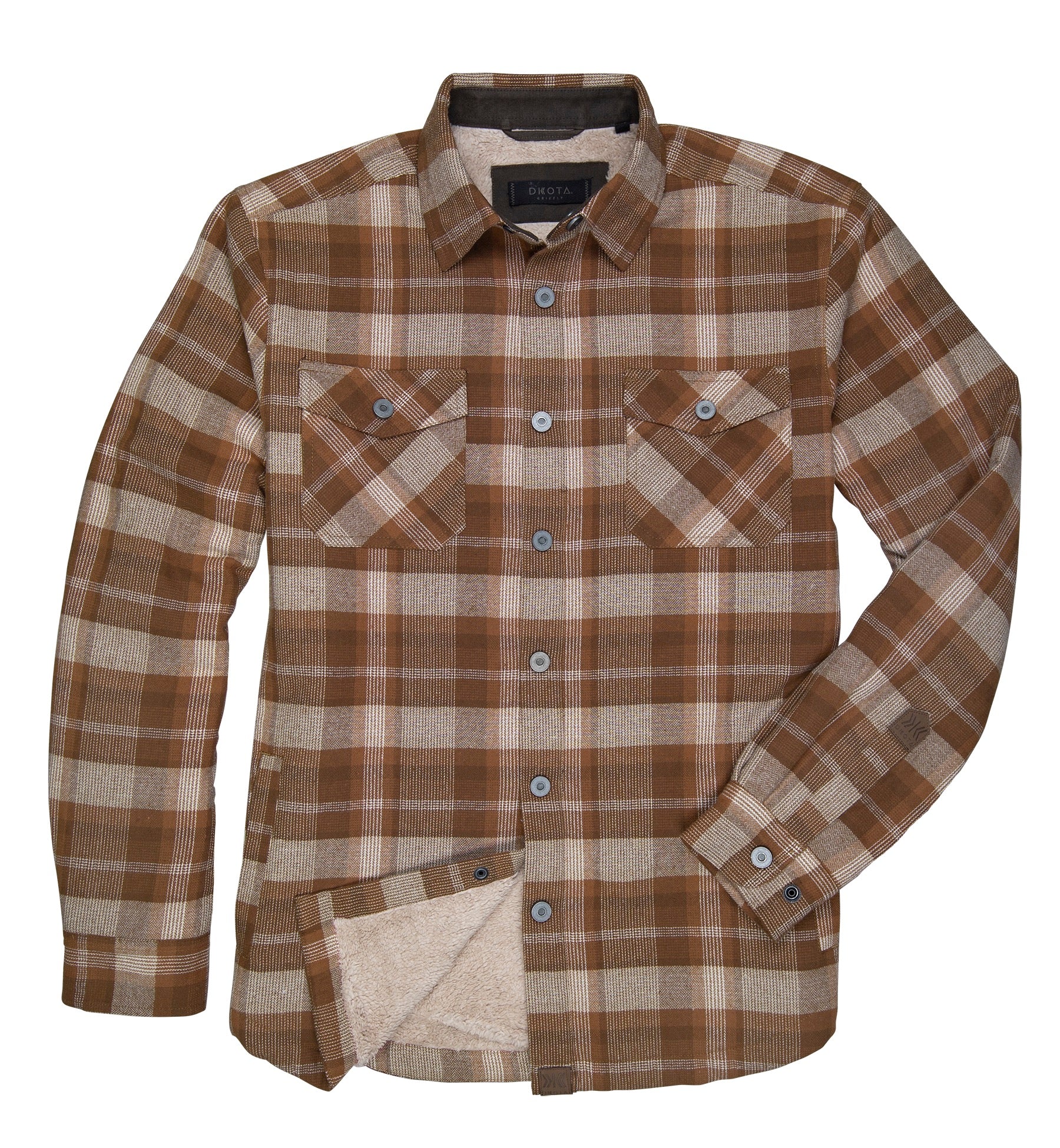 Ivan Plaid Shirt Jacket Leather