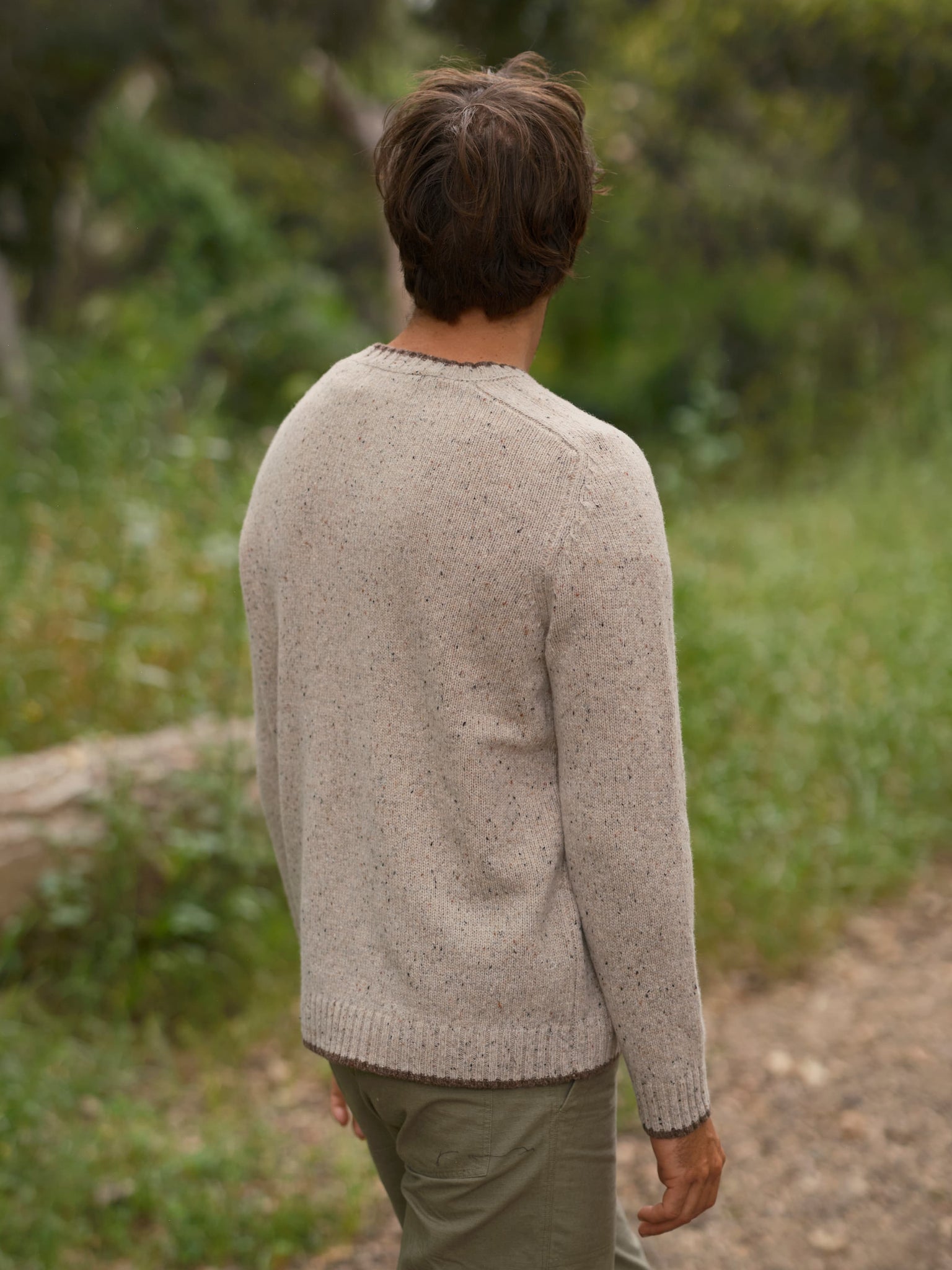 Cambridge Sweater Wheat Tipped
