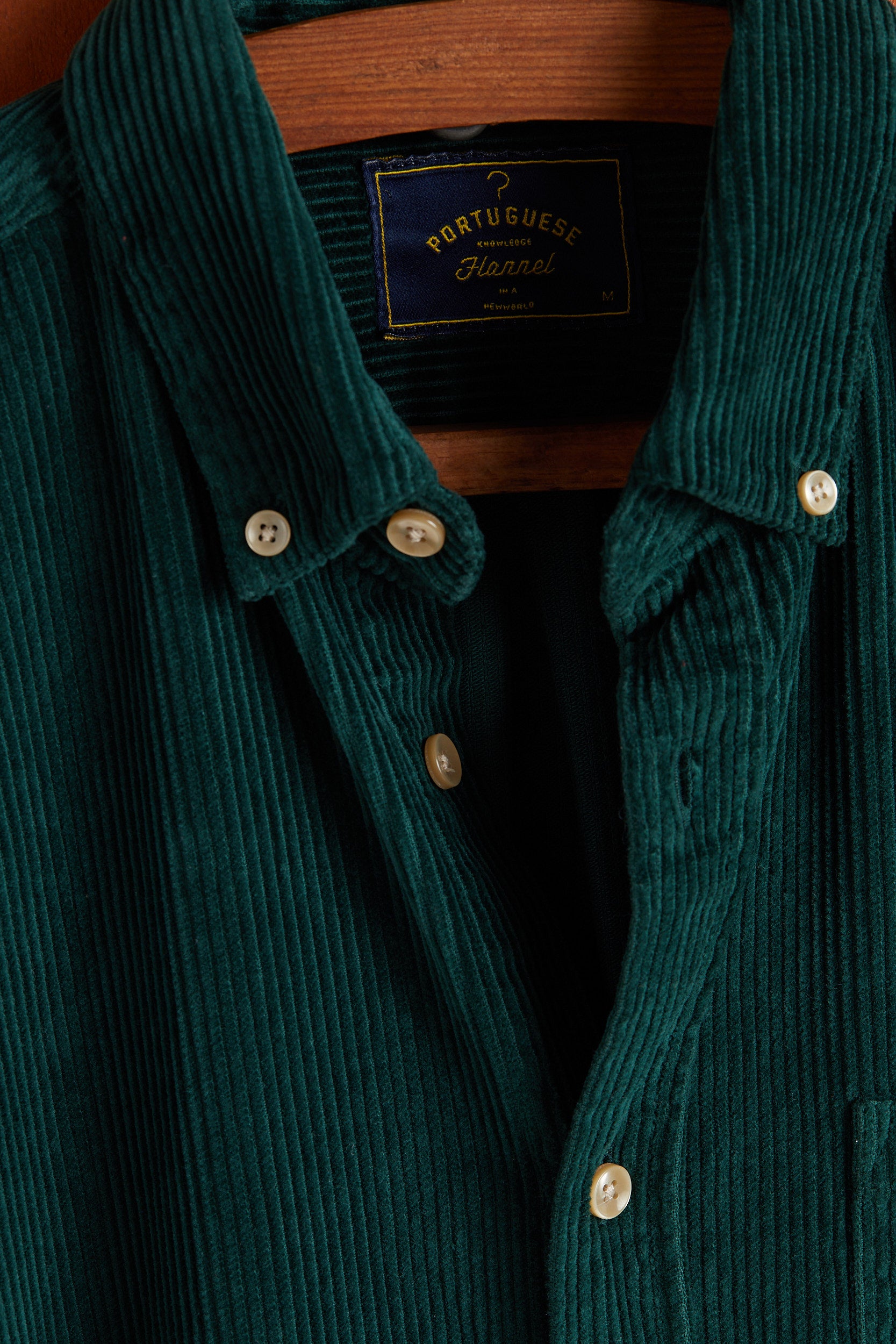 Lobo Corduroy Shirt Green