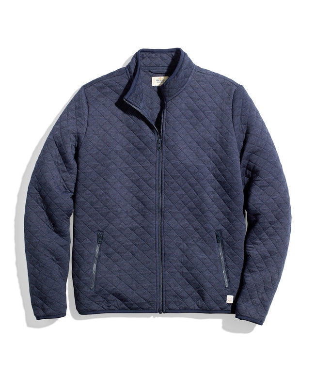 Corbet Full Zip Jacket - Navy Heather Navy Heather