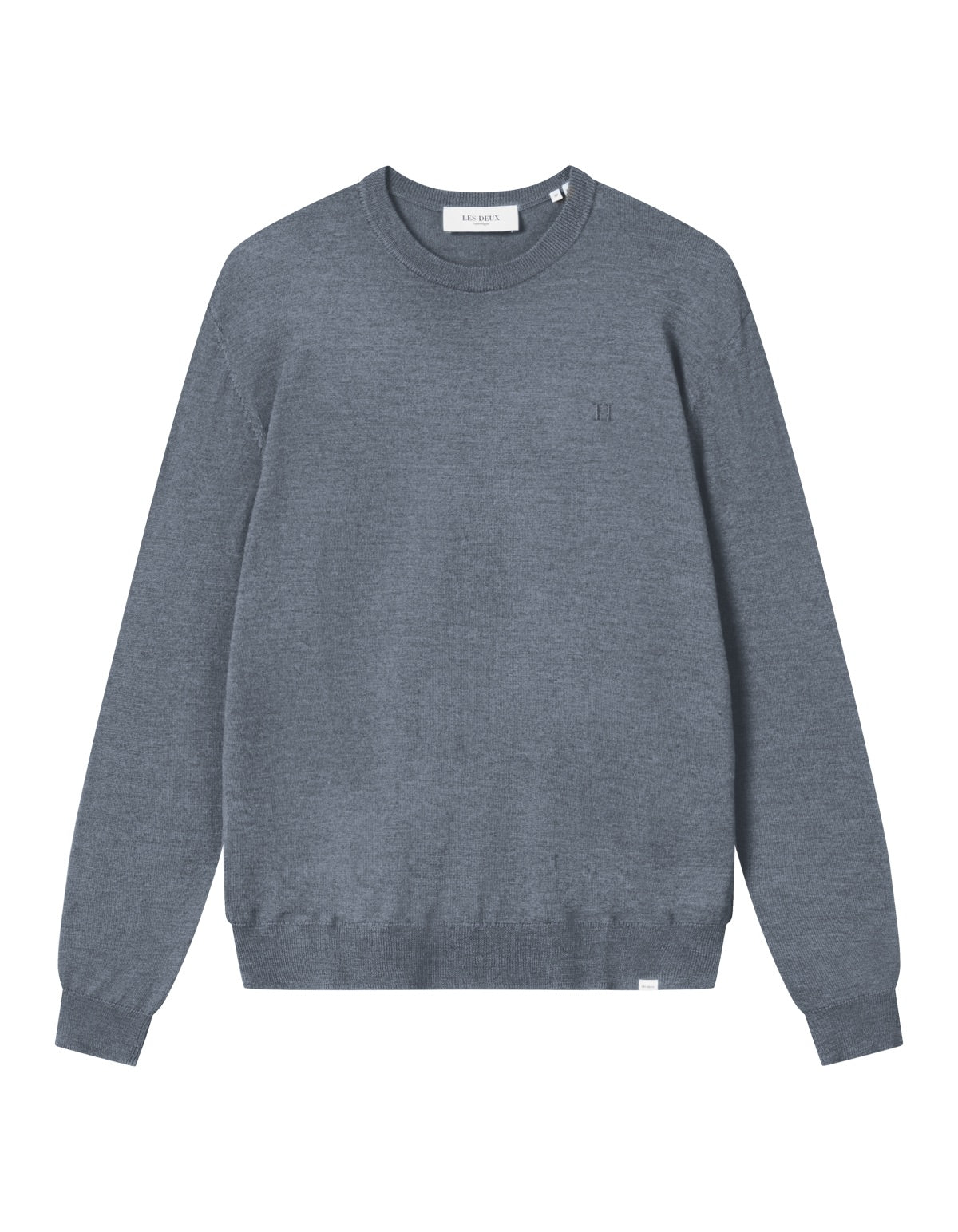 Greyson Merino Knit Sweater Grey Melange