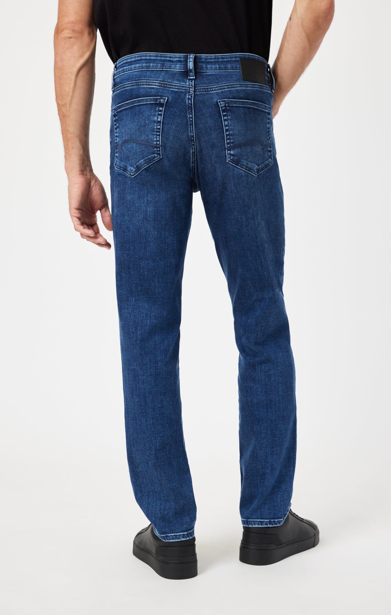 Steve Athletic Fit Jeans Mid Blue Supermove