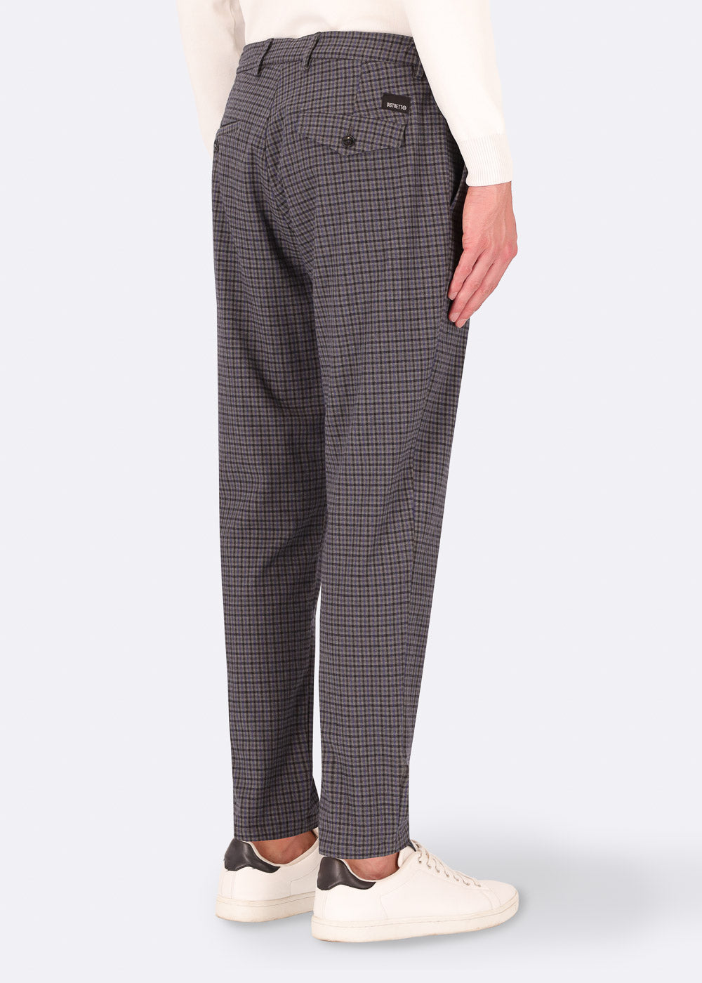 Ansfel Rio Checked Trousers Blue