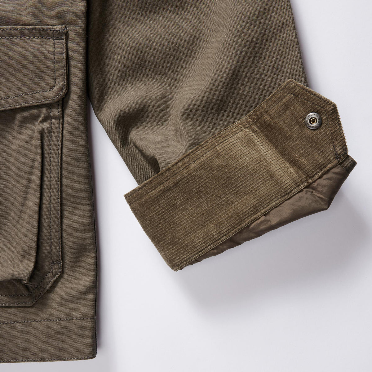 The Pathfinder Jacket Fatigue Olive Dry Wax