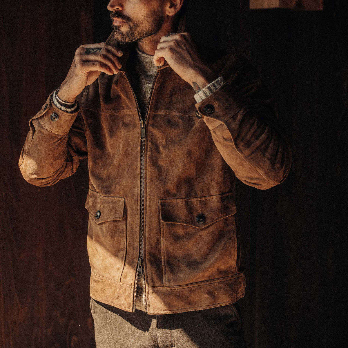 Taylor stitch hotsell suede jacket