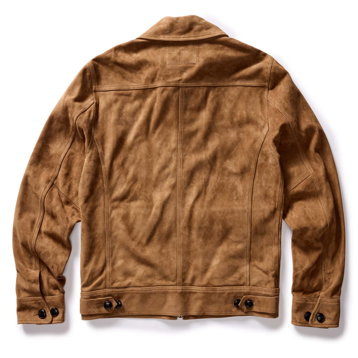 The James Jacket in Suede Vintage Tan