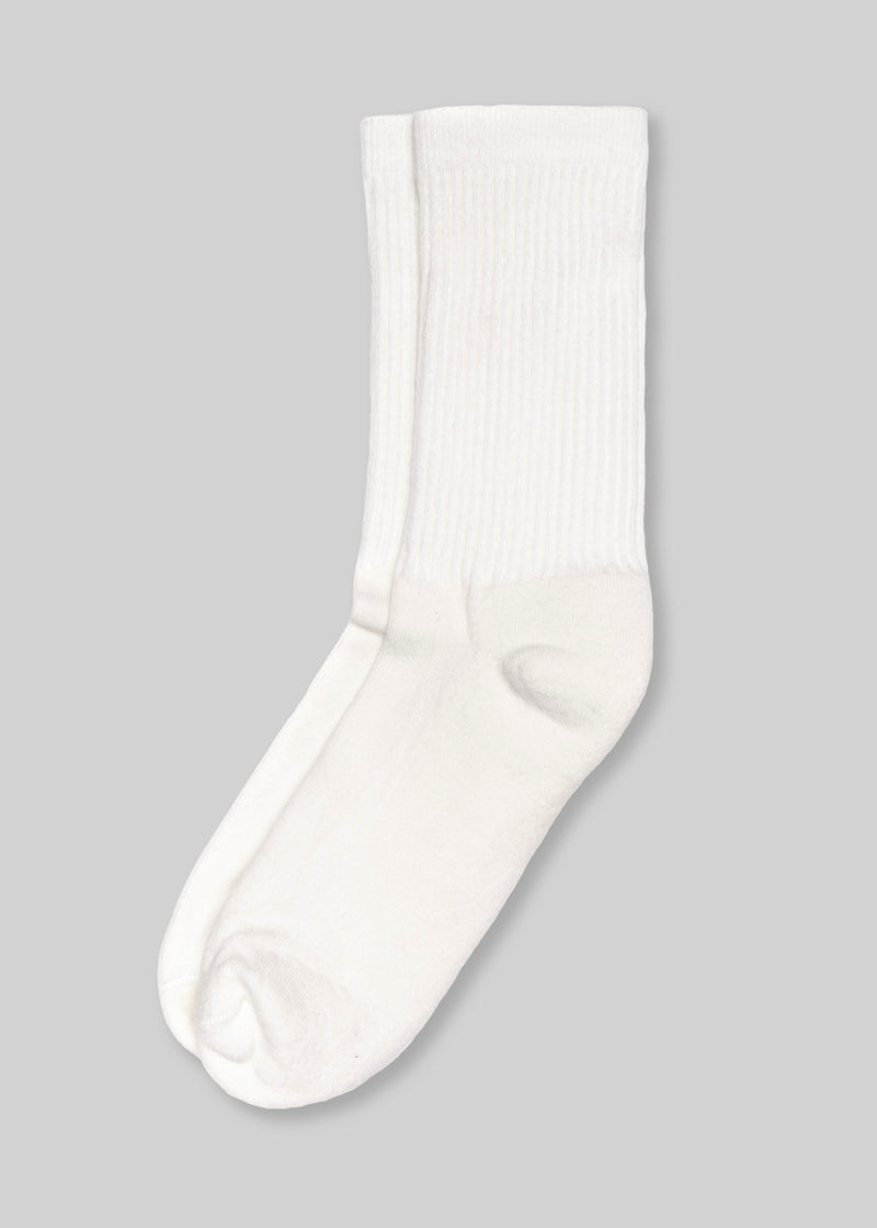 Supermerino Wool Sock White